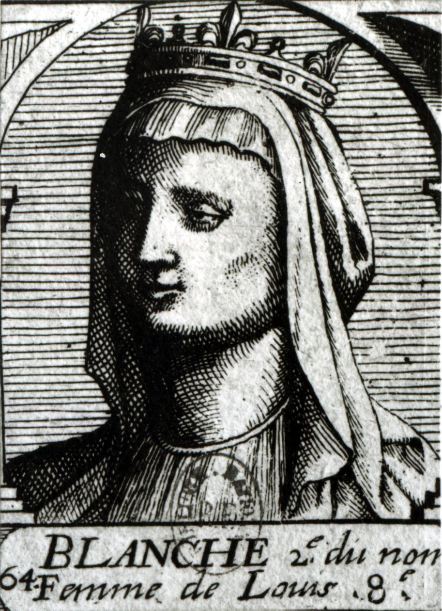 Kasztíliai Blanche (1188-1252) Franciaország királynője alkotó: French School