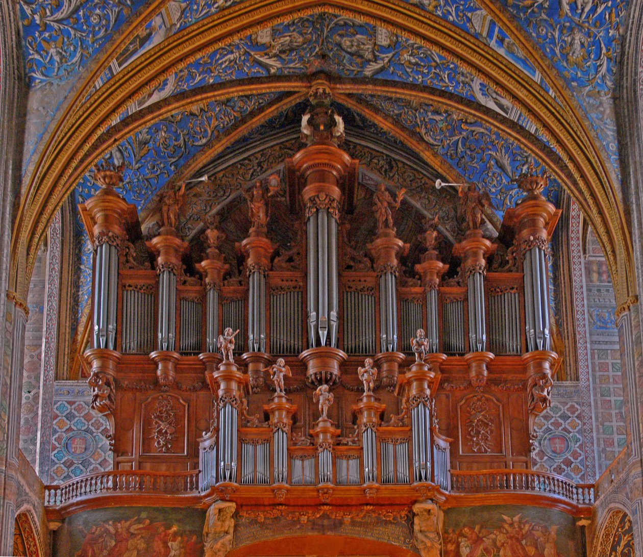 Az orgona ábrázolása alkotó: French School