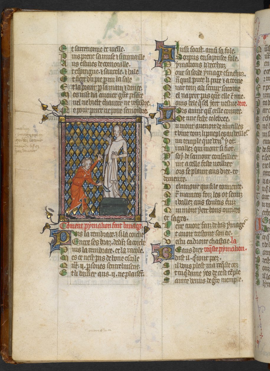 Egerton MS 881, f.165v (vellum) alkotó: French School