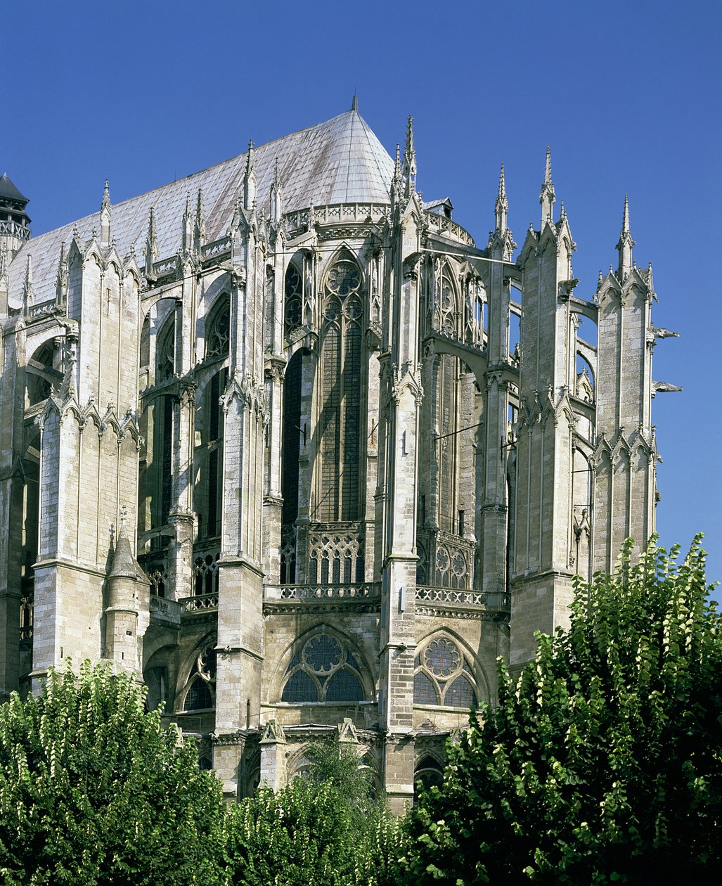 A keleti vég külső képe alkotó: French School