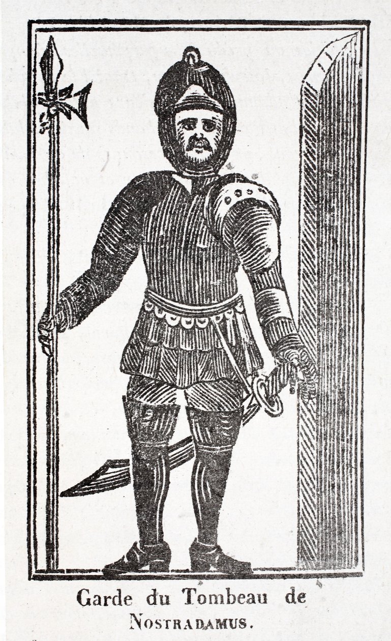 Őr Nostradamus sírjánál alkotó: French School