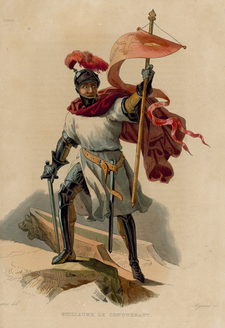 Guillaume le Conquerant (színes metszet) alkotó: French School