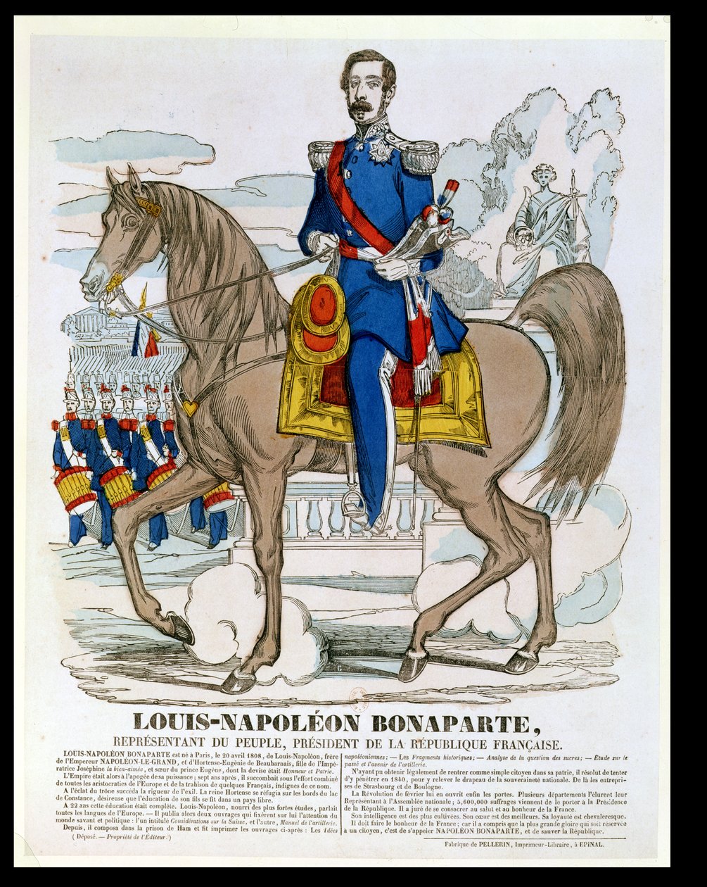 Louis-Napoleon Bonaparte (1808-73) leendő Napóleon III, 1849 alkotó: French School