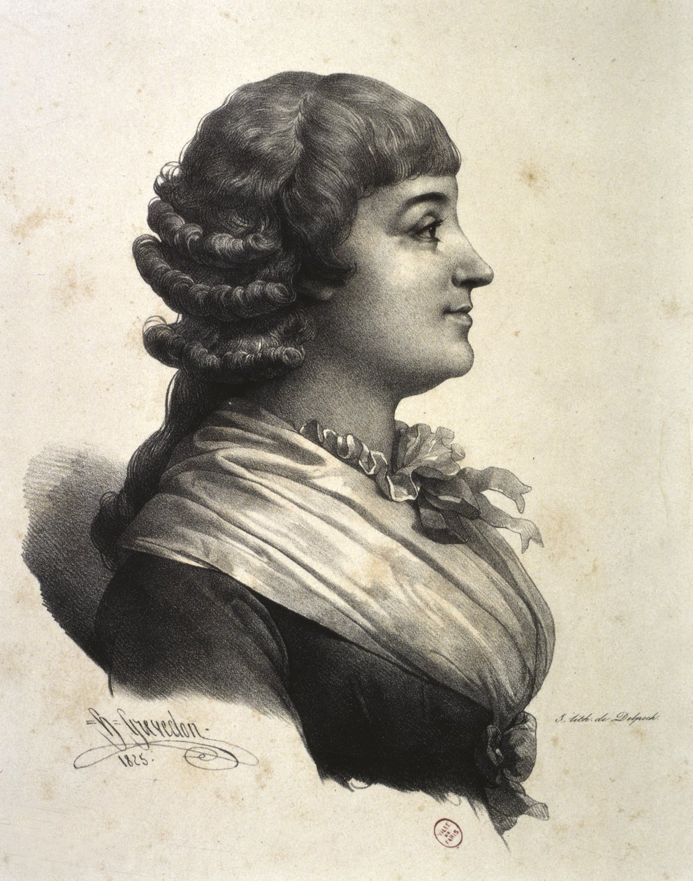 MADAME ROLAND (Marie-Jeanne Roland de la Platière) alkotó: French School