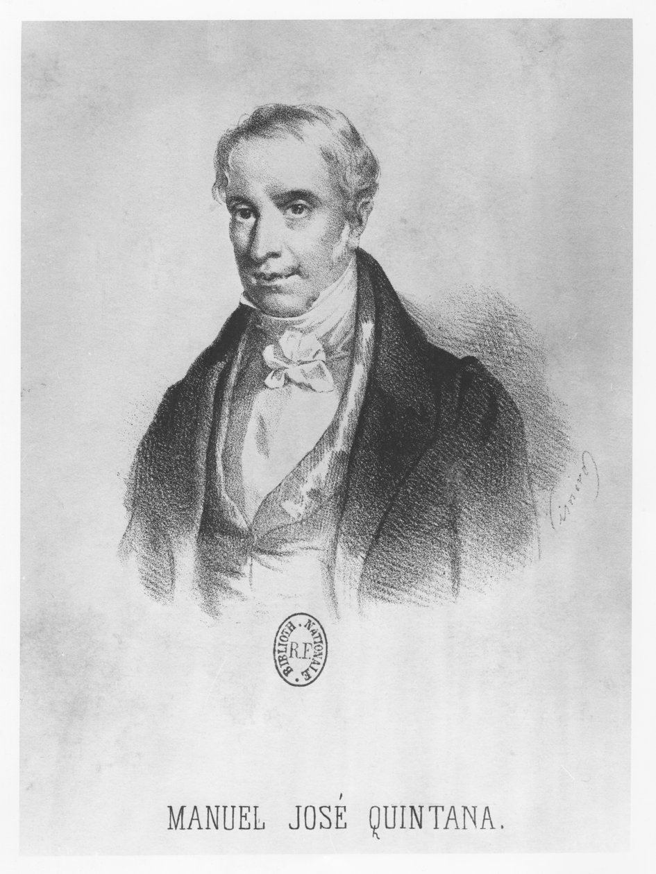 Manuel José Quintana (litho) alkotó: French School