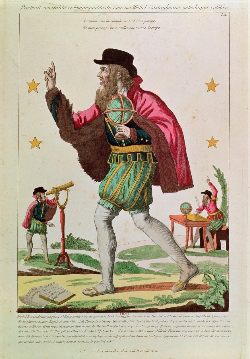 Michel Nostradamus (1503-66) alkotó: French School