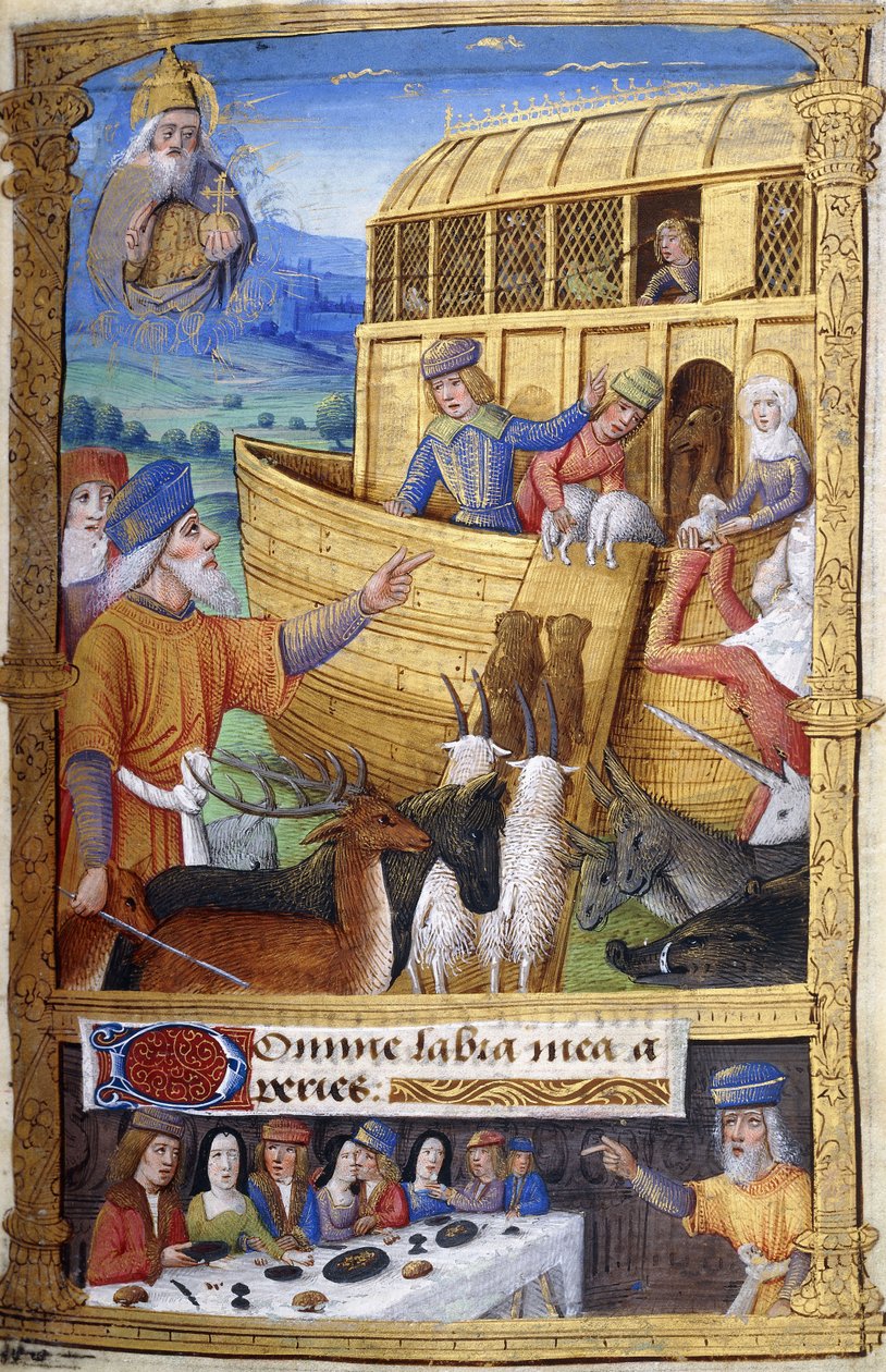 Noé bárkája, 1500 körül alkotó: French School
