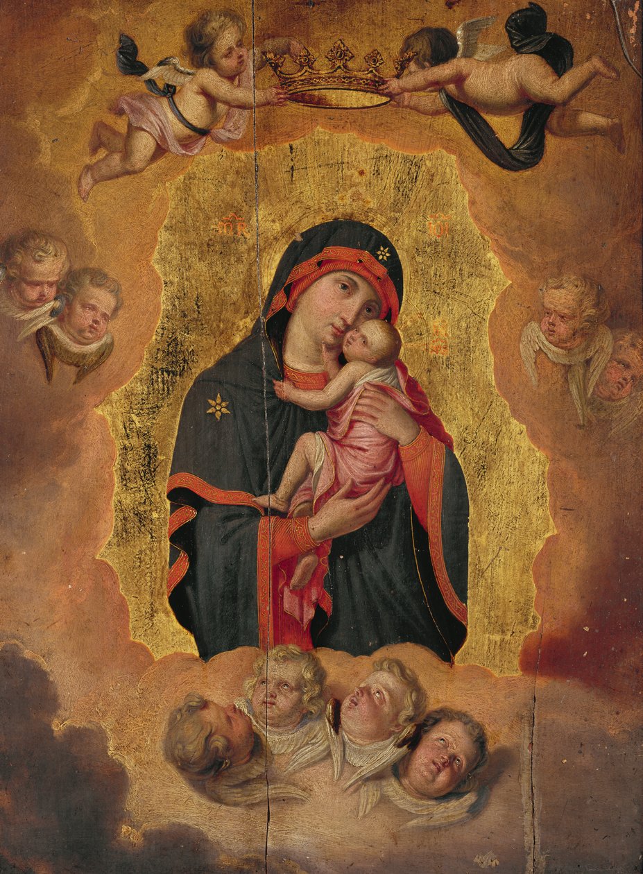 Szűzanya (másolat) alkotó: French School