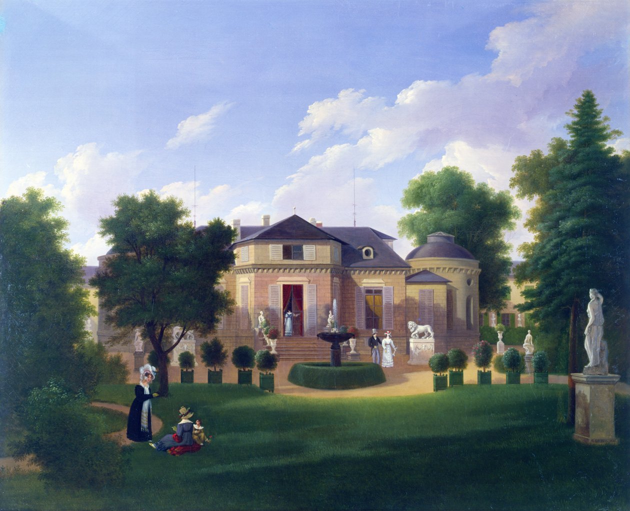 A párizsi Folie-Beaujon pavilonja, 1830 körül alkotó: French School