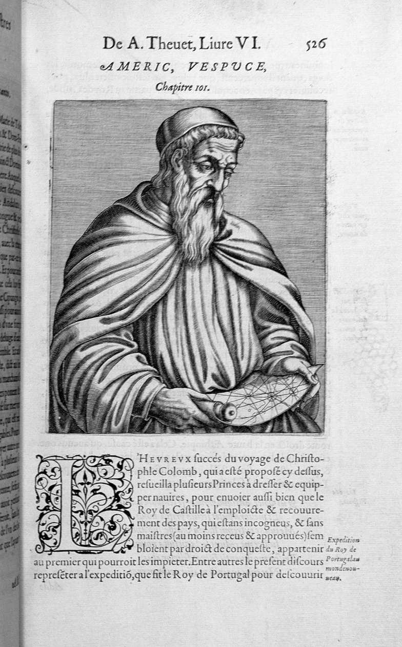 Amerigo Vespucci (1454-1512) portréja alkotó: French School