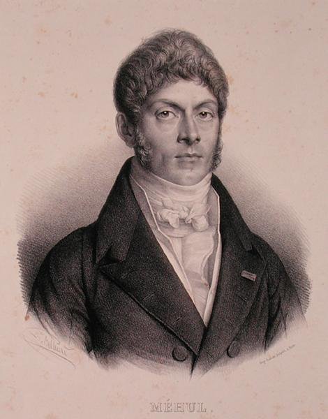 Etienne-Nicolas Mehul (1763-1817) portréja (litográfia) alkotó: French School