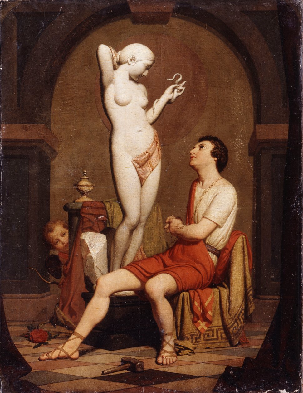 Pygmalion, 1851 alkotó: French School