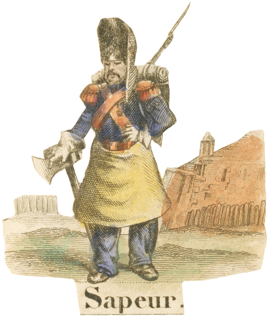 S mint Sapper alkotó: French School