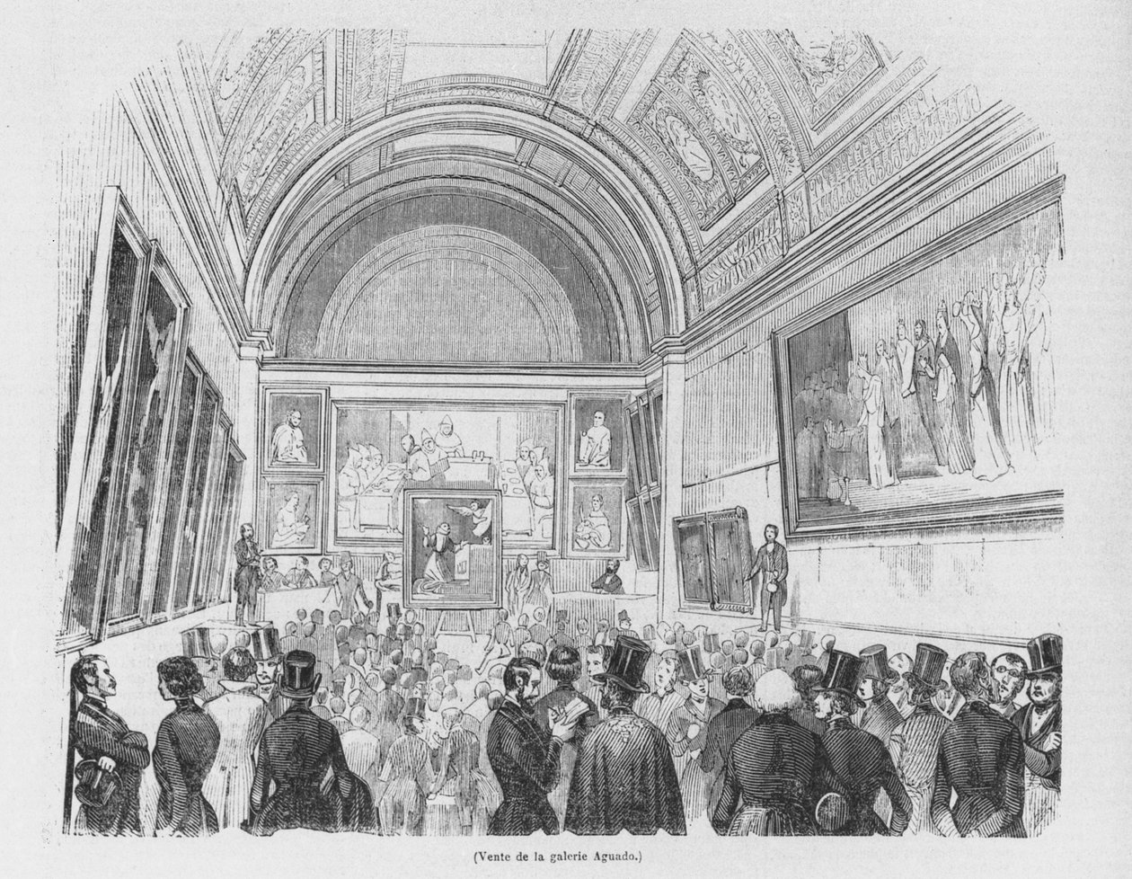 Az Aguado galéria eladása, 1843 alkotó: French School