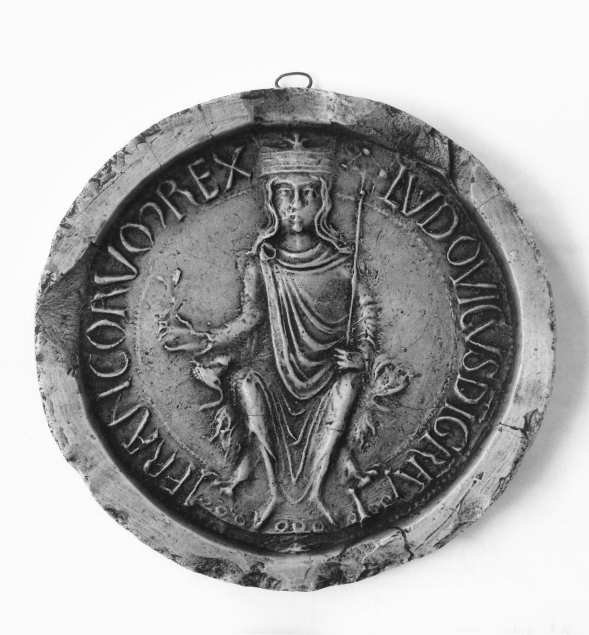 VII. Lajos pecsétje (1120-80) 1175 alkotó: French School