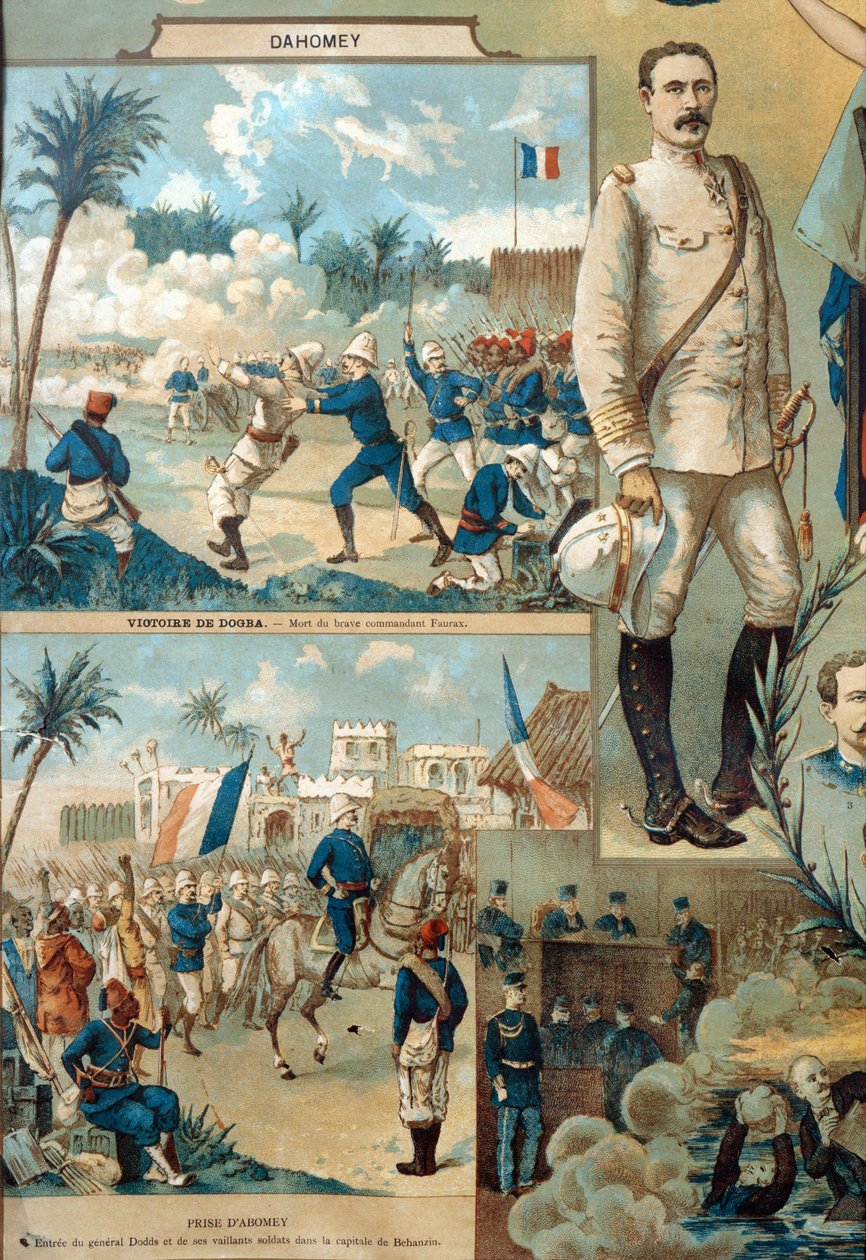 Az 1892-es Dahomey-hadjárat alkotó: French School