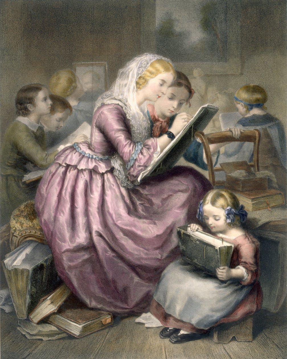A Rajziskola, 1835. alkotó: French School