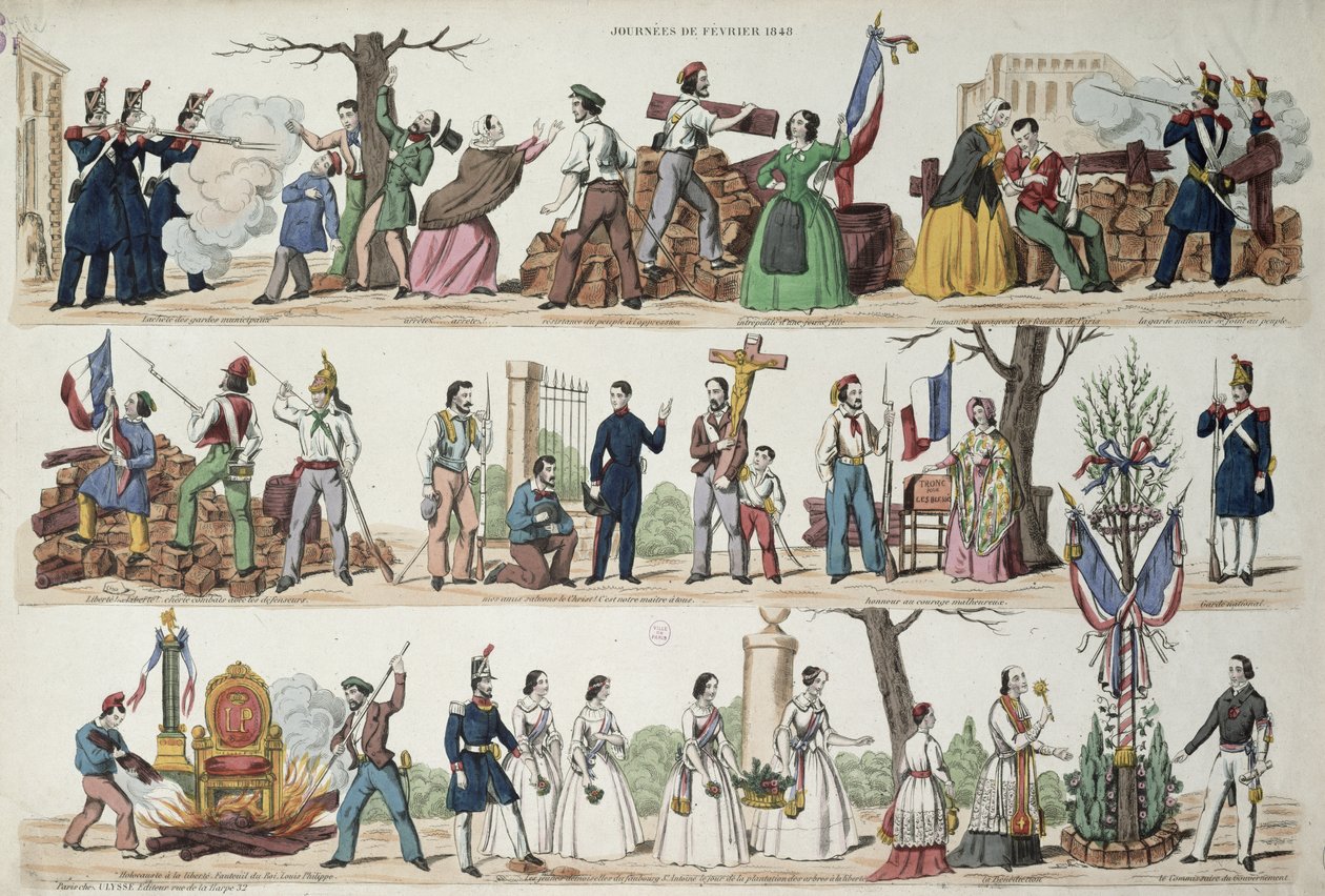 1848 februárjának eseményei alkotó: French School