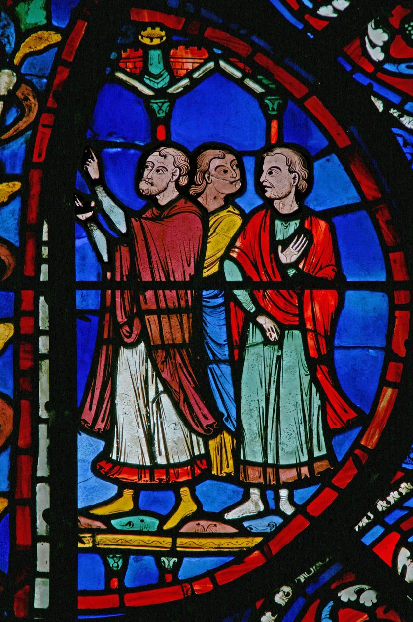 A Szent Tamás ablak: egy csoport (w23) alkotó: French School