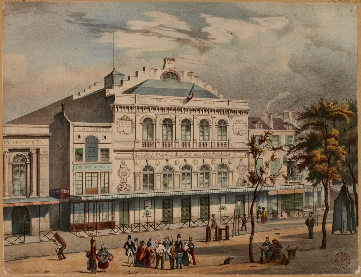 Theatre de la Gaite, Párizs alkotó: French School