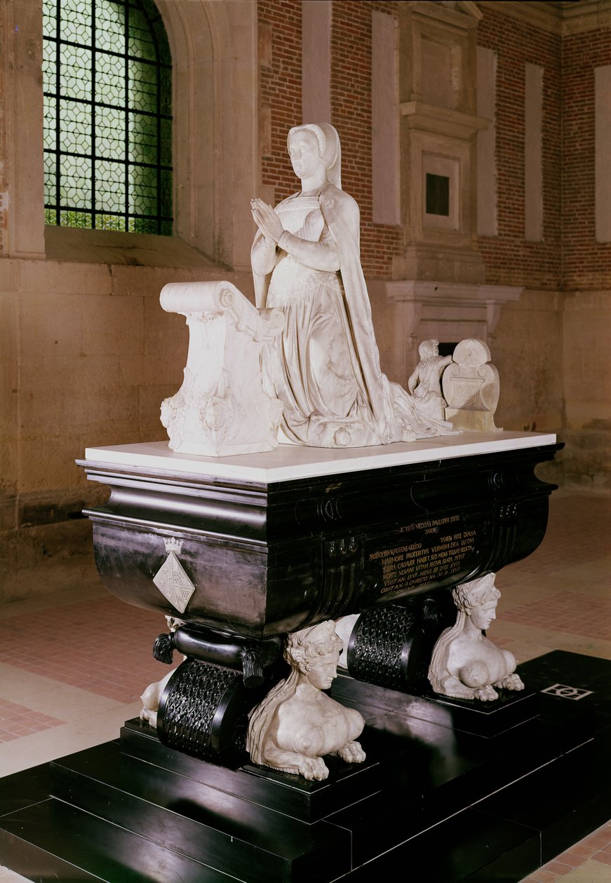 Diane de Poitiers sírja (1499-1566) (márvány) alkotó: French School