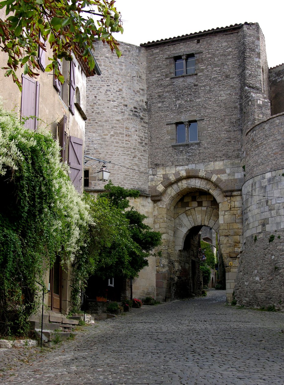 Kilátás a Porte des Ormeaux-ra alkotó: French School