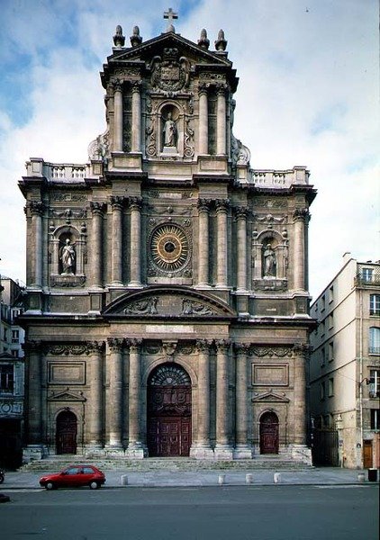 Kilátás a nyugati homlokzatra alkotó: French School