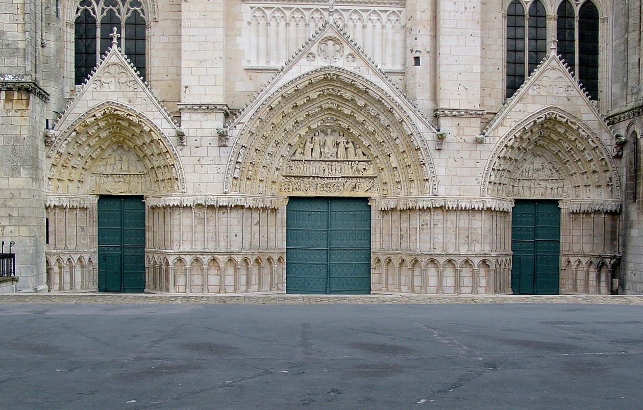 Kilátás a nyugati homlokzatra alkotó: French School