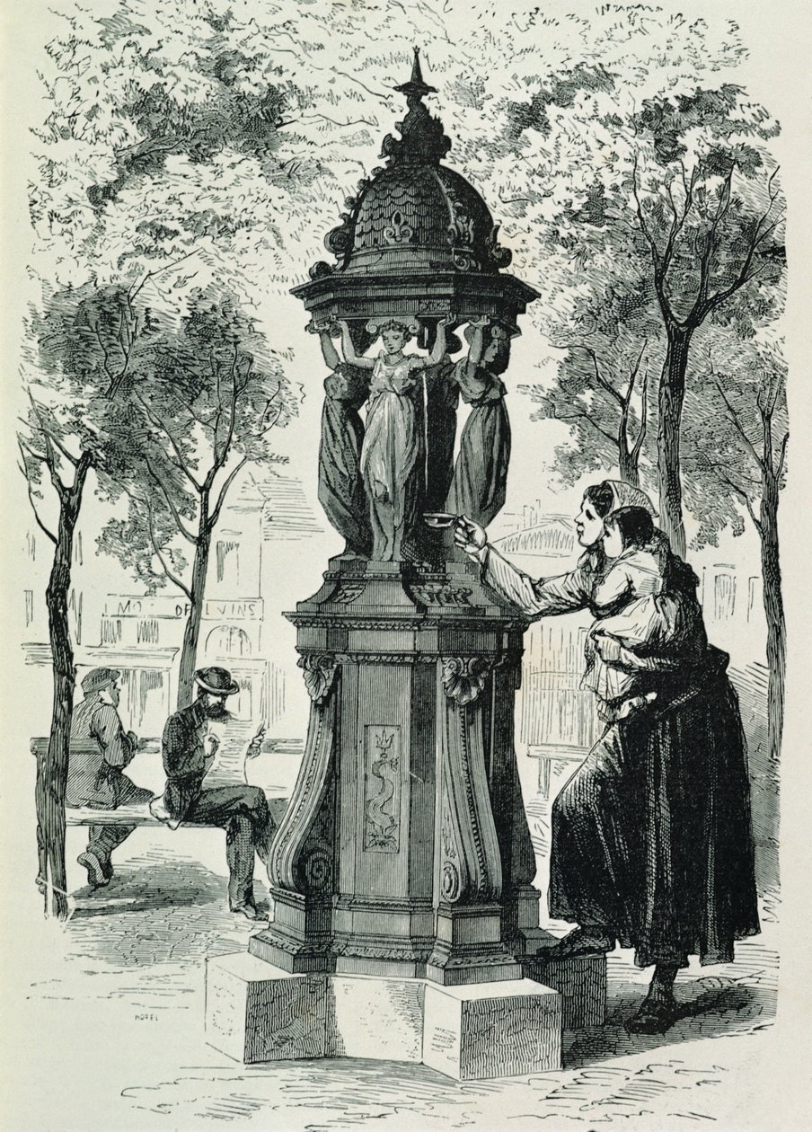 Wallace-kút, 1872 alkotó: French School