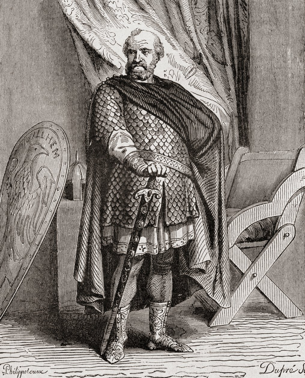 I. Vilmos, Franciaország történelméből, 1880 körül alkotó: French School