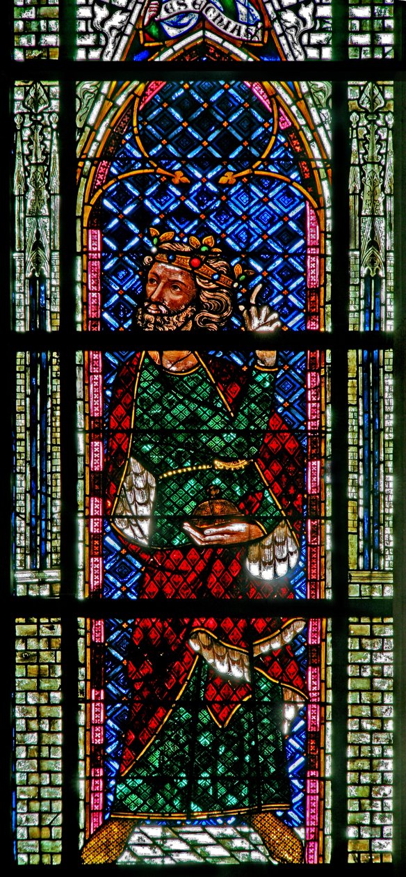 Gaspardot ábrázoló w214 ablak alkotó: French School