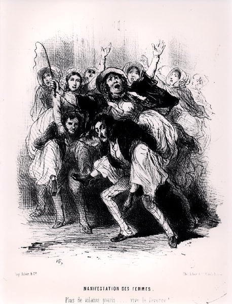 Nők tüntetnek alkotó: French School