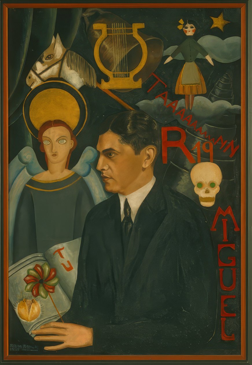 Miguel N. Lira portréja alkotó: Frida Kahlo