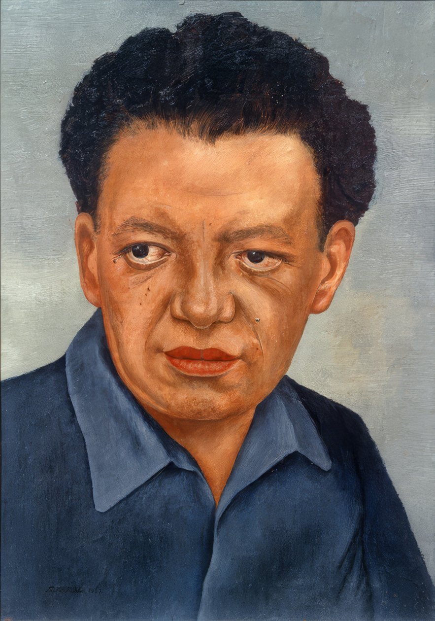 Diego Rivera portréja alkotó: Frida Kahlo
