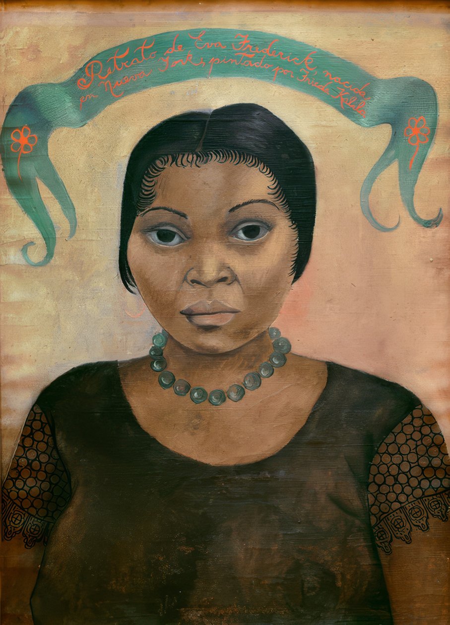 Eva Frederick portréja alkotó: Frida Kahlo