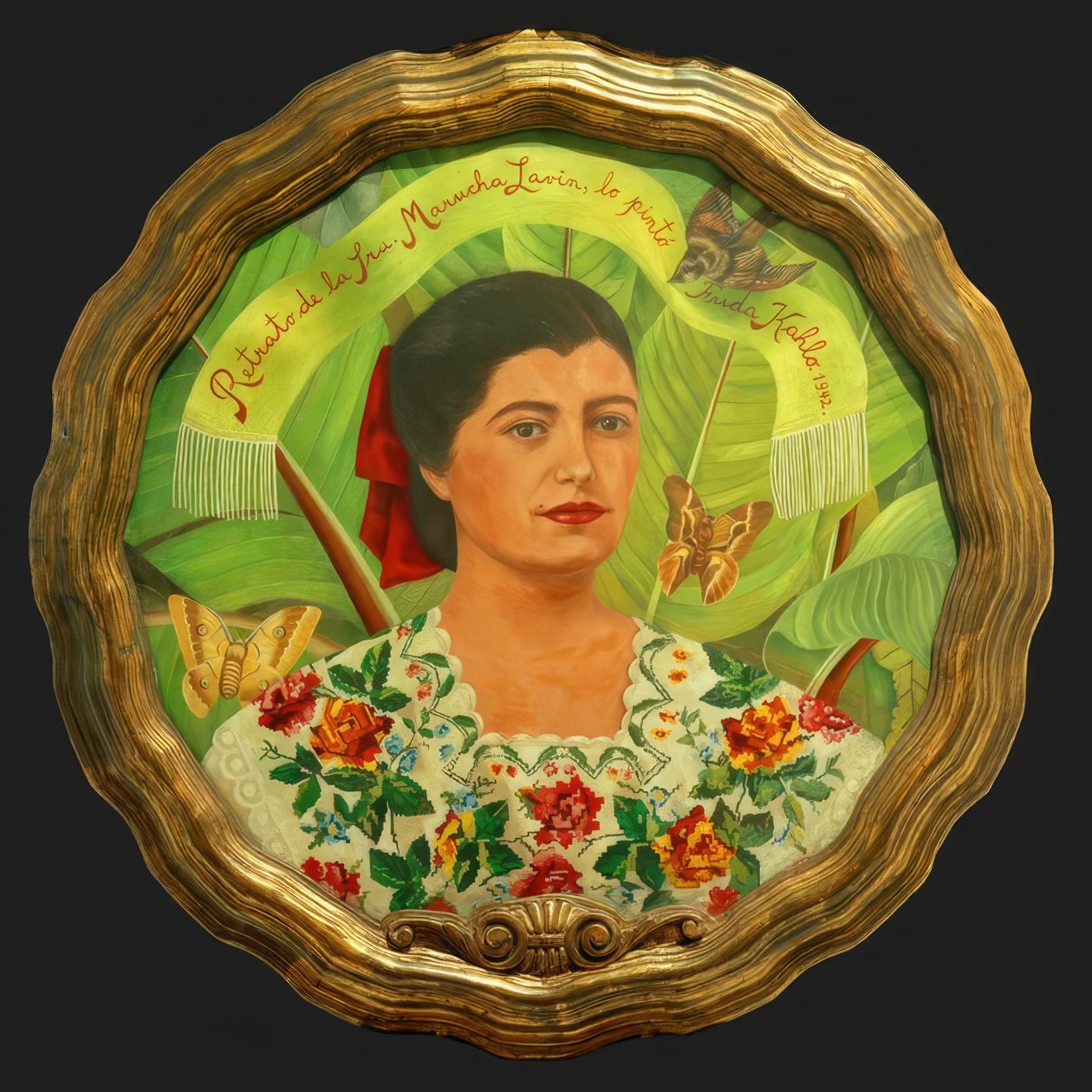Marucha Lavín portréja alkotó: Frida Kahlo