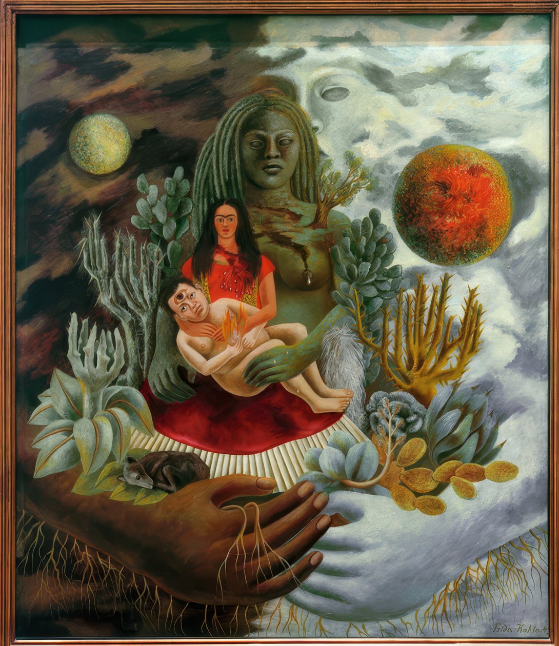 Az Univerzum szeretet-ölelése alkotó: Frida Kahlo