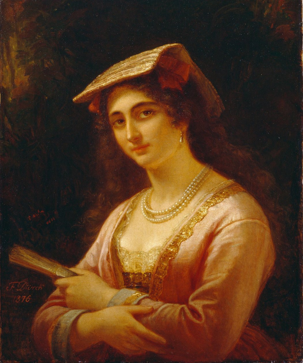 Egy nápolyi nő alkotó: Friedrich Dürck