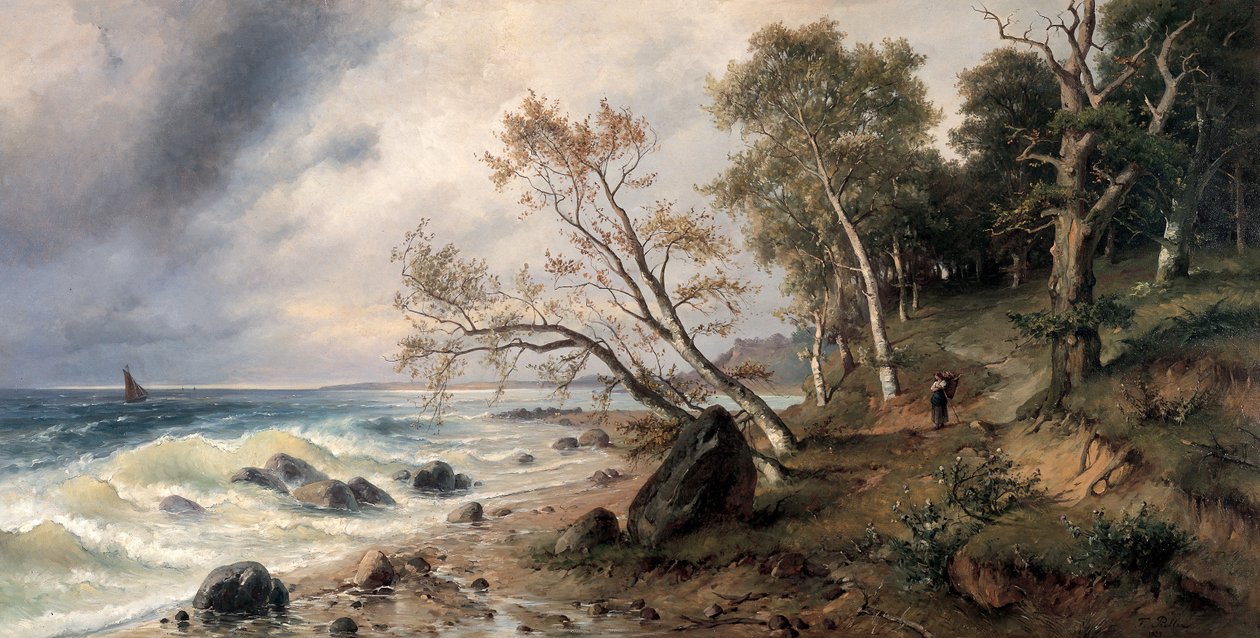 Balti tengerpart Vilm szigetén alkotó: Friedrich Preller the Younger