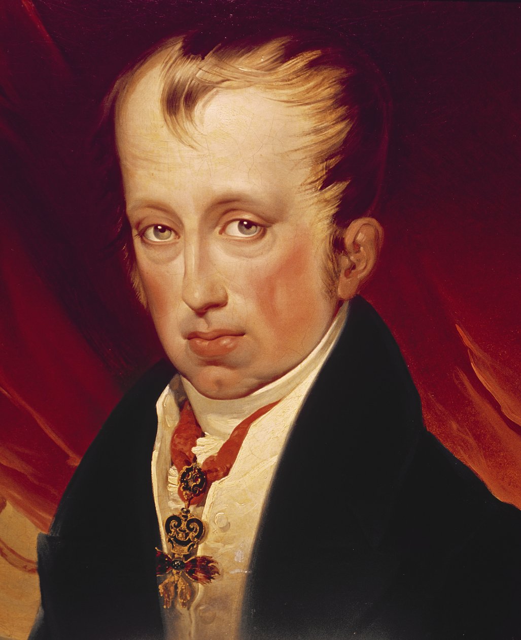I. Ferdinánd osztrák császár (1835-48) portréja, XIX alkotó: Friedrich von Amerling