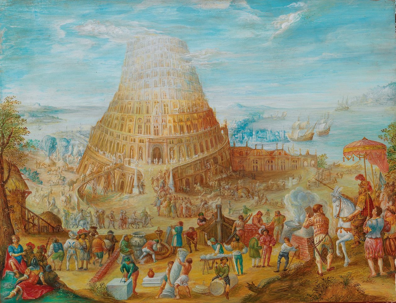 Bábel tornya. alkotó: Friedrich Brentel