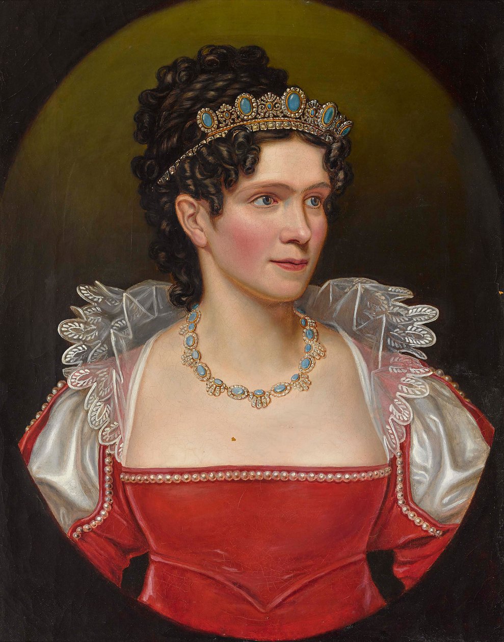 Badeni Karolina 1776-1841, Bajorország királynője. alkotó: Friedrich Dürck