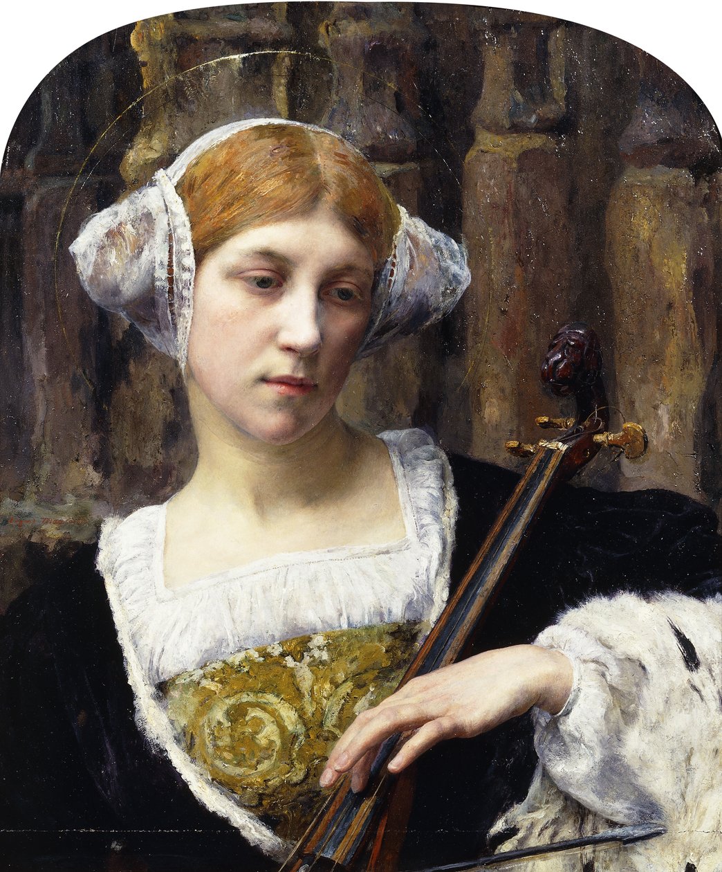 A csellista; A csellós nő, alkotó: Friedrich Edouard Meyerheim