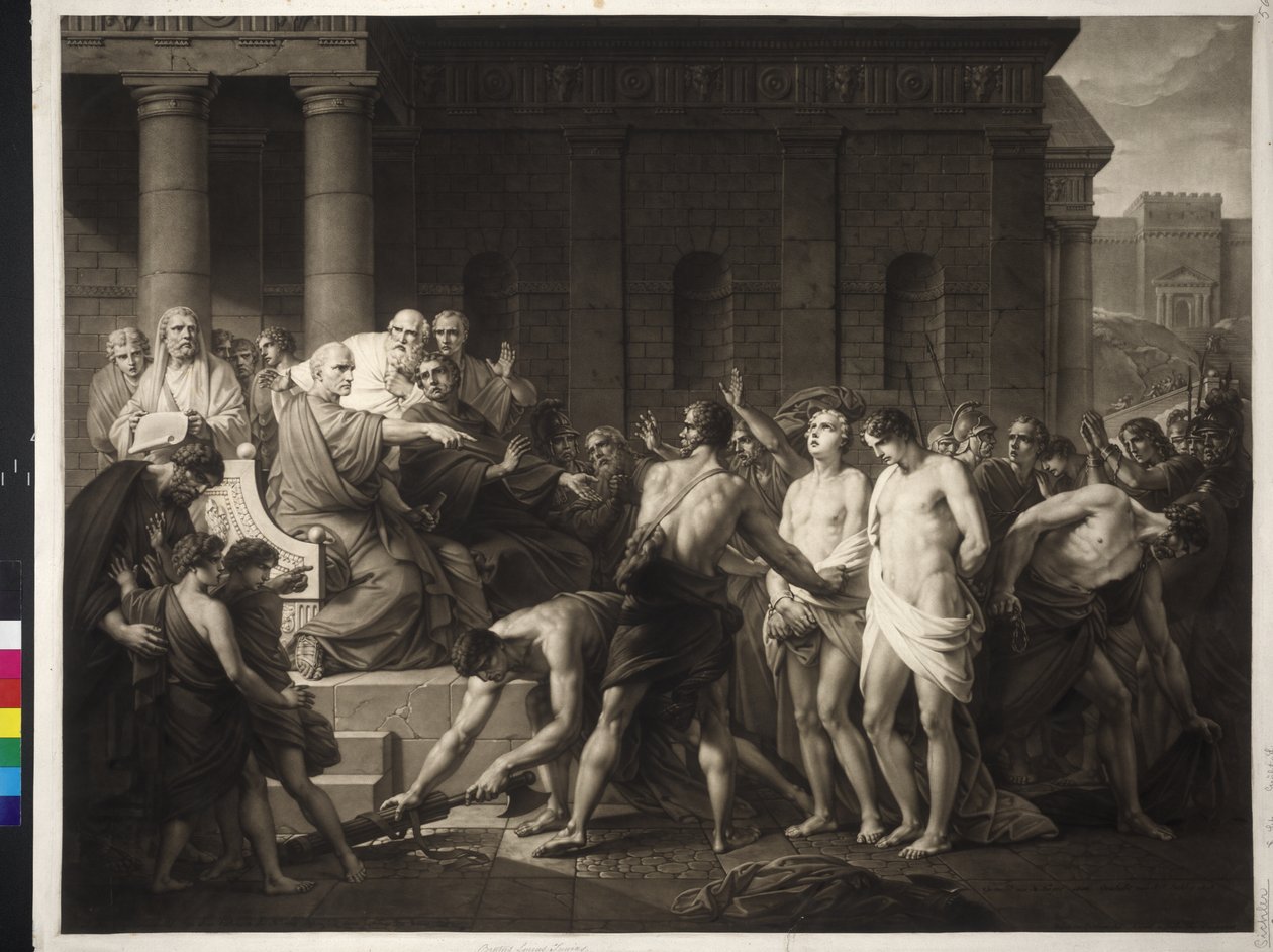Brutus feljelenti fiait alkotó: Friedrich Heinrich Fuger