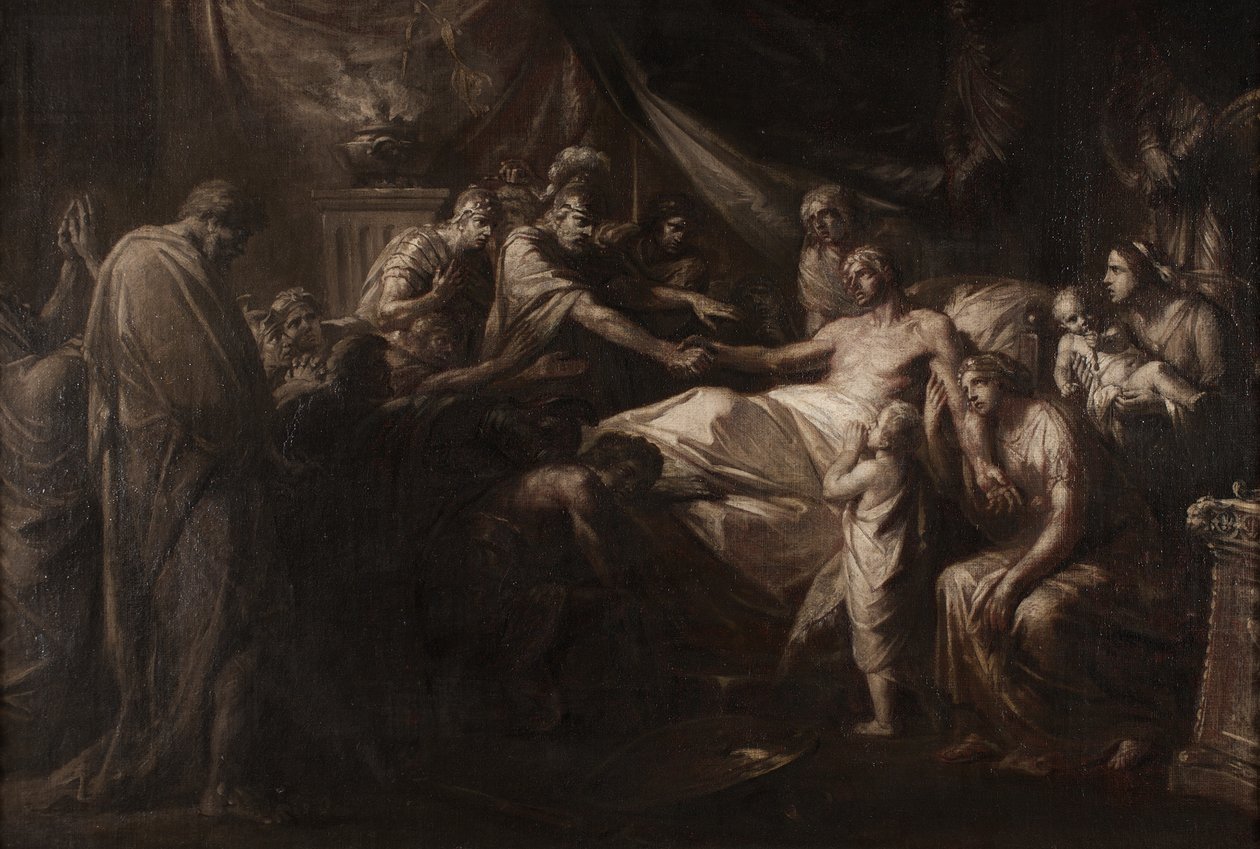 Der Tod des Germanicus alkotó: Friedrich Heinrich Fuger