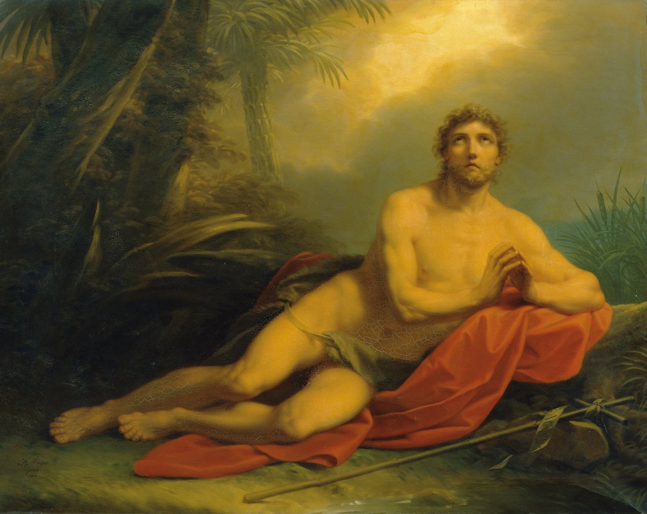 János a sivatagban alkotó: Friedrich Heinrich Fuger