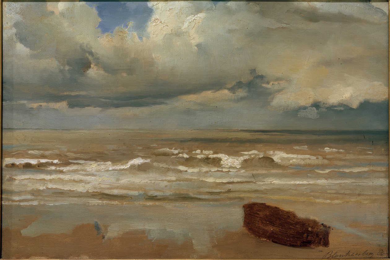 Blankenberge strandja alkotó: Friedrich Karl Hausmann