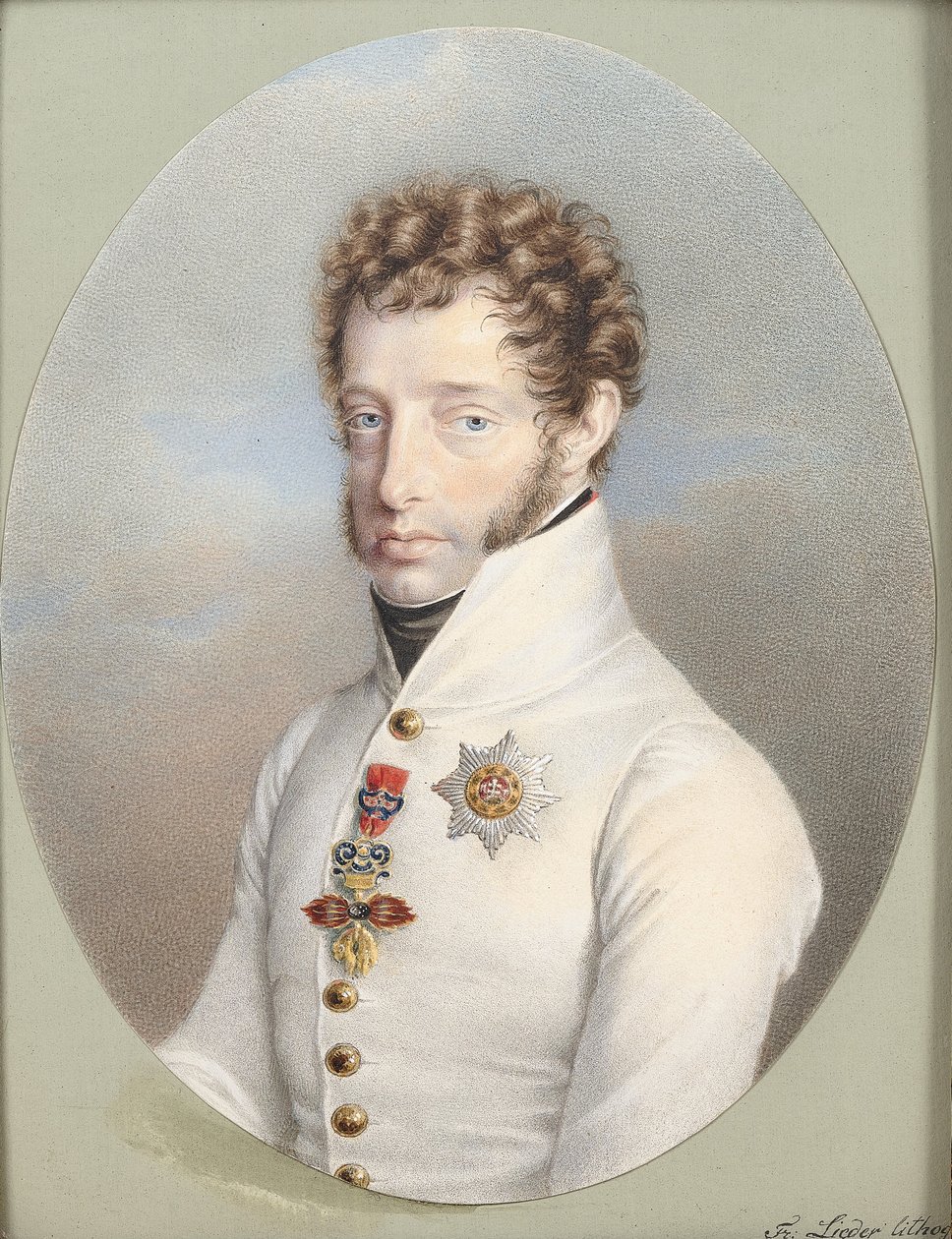 Ludwig főherceg Lieder Litho színes alkotó: Friedrich Lieder