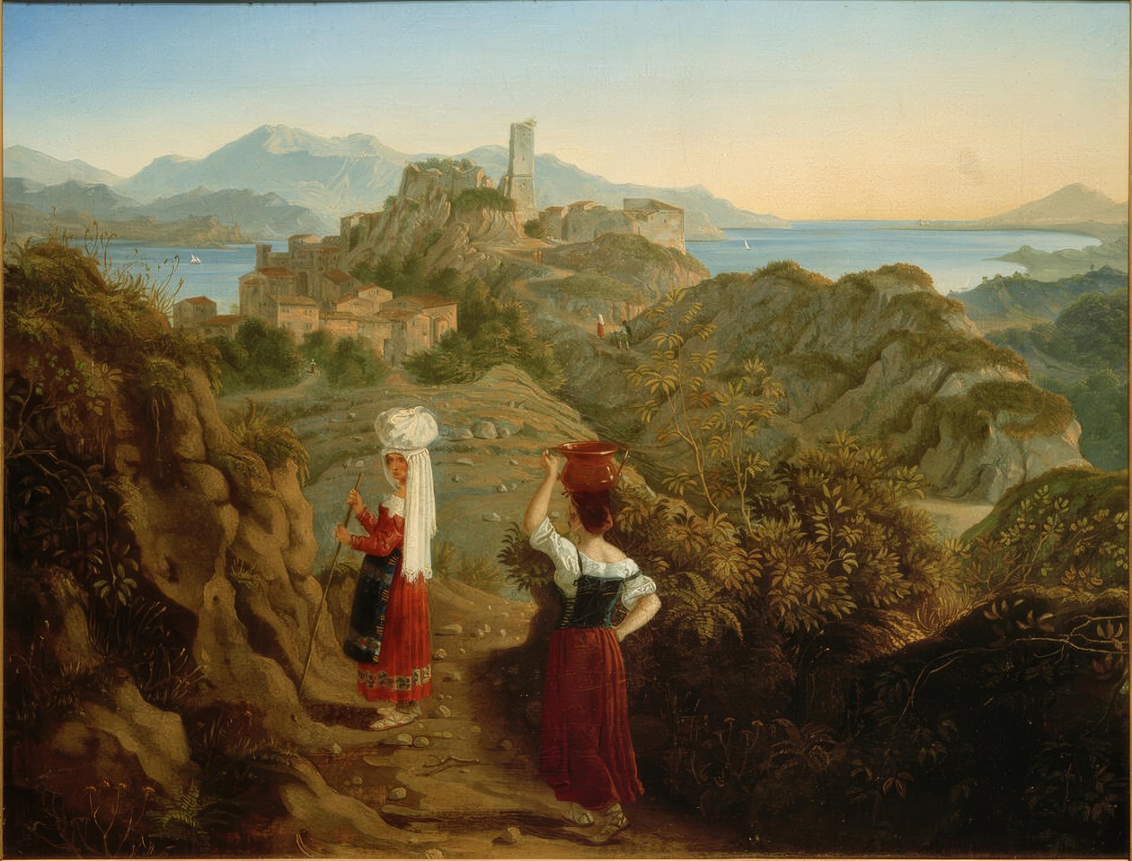 Ideális olasz táj alkotó: Friedrich Nerly