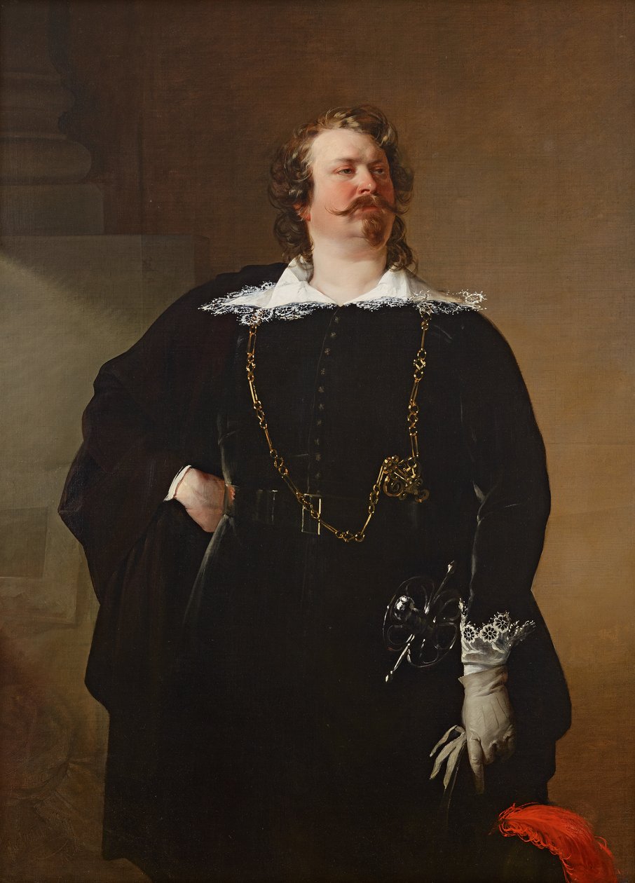 flamand polgármester (báró Pfuel?) alkotó: Friedrich von Amerling